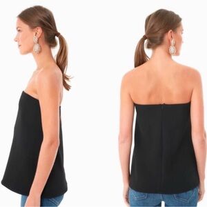 Tuckernuck Black Strapless Blouse NWT